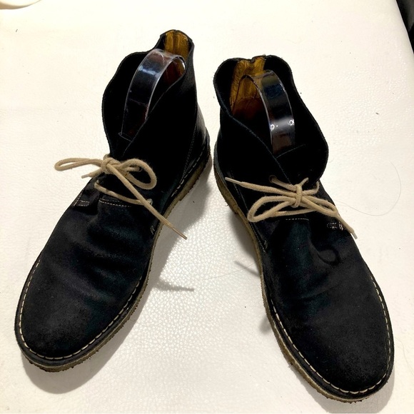 GRAVITY POPE Sz 40 Chukka Lace Up Leather Rubber Soles  Boots - Picture 1 of 11